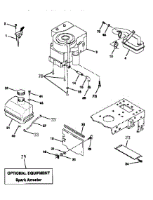 Engine parts for Craftsman Front-Engine Lawn Tractor 917257644 from AppliancePartsPros.com