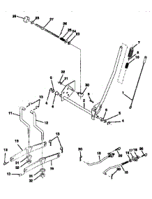 Mower Lift parts for Craftsman Lawn & Garden Engine 917257645 from AppliancePartsPros.com