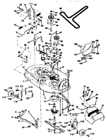 Mower Deck parts for Craftsman Lawn & Garden Engine 917257645 from AppliancePartsPros.com