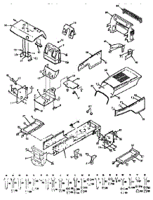 Chassis And Enclosures parts for Craftsman Front-Engine Lawn Tractor 917257650 from AppliancePartsPros.com
