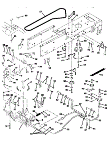 Drive parts for Craftsman Front-Engine Lawn Tractor 917257650 from AppliancePartsPros.com