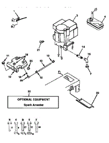 Engine parts for Craftsman Front-Engine Lawn Tractor 917257650 from AppliancePartsPros.com