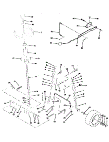 Steering Assembly parts for Craftsman Front-Engine Lawn Tractor 917257651 from AppliancePartsPros.com