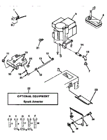 Engine parts for Craftsman Front-Engine Lawn Tractor 917257651 from AppliancePartsPros.com