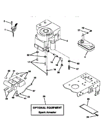 Engine parts for Craftsman Front-Engine Lawn Tractor 917257652 from AppliancePartsPros.com