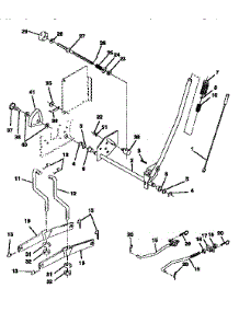 Mower Lift parts for Craftsman Front-Engine Lawn Tractor 917257652 from AppliancePartsPros.com
