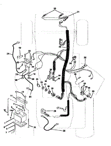 Electrical parts for Craftsman Front-Engine Lawn Tractor 917257653 from AppliancePartsPros.com