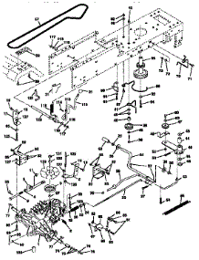 Drive parts for Craftsman Front-Engine Lawn Tractor 917257660 from AppliancePartsPros.com