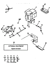 Engine parts for Craftsman Front-Engine Lawn Tractor 917257660 from AppliancePartsPros.com