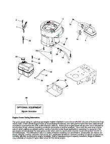 Engine parts for Craftsman Front-Engine Lawn Tractor 917257670 from AppliancePartsPros.com