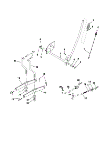 Mower Lift parts for Craftsman Front-Engine Lawn Tractor 917257670 from AppliancePartsPros.com