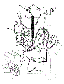 Electrical parts for Craftsman Front-Engine Lawn Tractor 917257690 from AppliancePartsPros.com