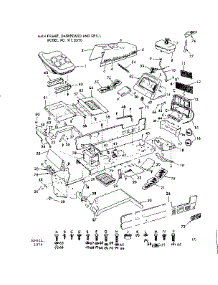 8E Lawn Tractor / Main Frame, Dashboard & Grill parts for Craftsman Engine 91725770 from AppliancePartsPros.com