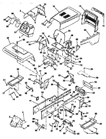 Chassis And Enclosures parts for Craftsman Front-Engine Lawn Tractor 917257710 from AppliancePartsPros.com