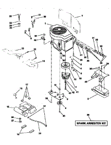 Engine parts for Craftsman Front-Engine Lawn Tractor 917257710 from AppliancePartsPros.com