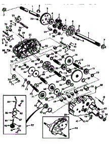 Transaxle parts for Craftsman Front-Engine Lawn Tractor 917257710 from AppliancePartsPros.com