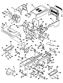 Chassis And Enclosures parts for Craftsman Front-Engine Lawn Tractor 917257711 from AppliancePartsPros.com