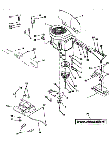 Engine parts for Craftsman Front-Engine Lawn Tractor 917257711 from AppliancePartsPros.com