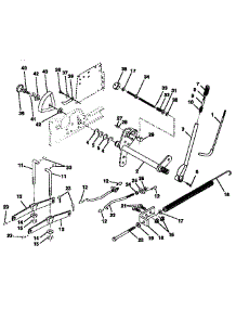 Lift Assembly parts for Craftsman Front-Engine Lawn Tractor 917257711 from AppliancePartsPros.com