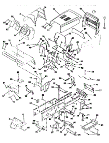 Chassis And Enclosures parts for Craftsman Front-Engine Lawn Tractor 917257720 from AppliancePartsPros.com
