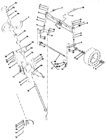 Steering Assembly parts for Craftsman Front-Engine Lawn Tractor 917257720 from AppliancePartsPros.com