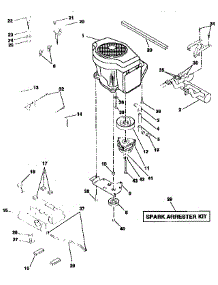 Engine parts for Craftsman Front-Engine Lawn Tractor 917257720 from AppliancePartsPros.com