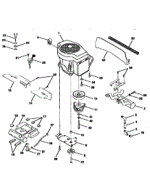 Engine parts for Craftsman Front-Engine Lawn Tractor 917257721 from AppliancePartsPros.com