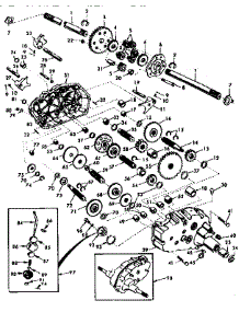 Transaxle parts for Craftsman Front-Engine Lawn Tractor 917257721 from AppliancePartsPros.com
