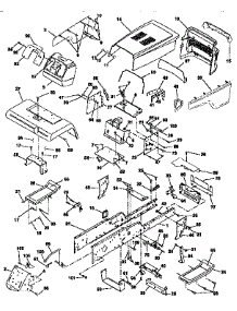 Chassis And Enclosures parts for Craftsman Front-Engine Lawn Tractor 917257730 from AppliancePartsPros.com