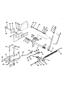 Lift Assembly parts for Craftsman Front-Engine Lawn Tractor 917257731 from AppliancePartsPros.com