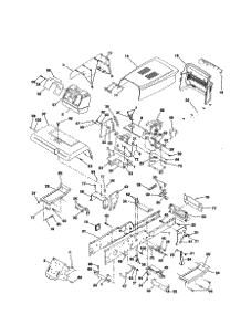 Chassis And Enclosures parts for Craftsman Front-Engine Lawn Tractor 917257740 from AppliancePartsPros.com