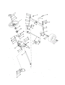 Steering Assembly parts for Craftsman Front-Engine Lawn Tractor 917257740 from AppliancePartsPros.com