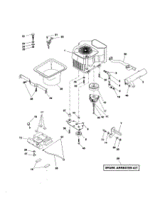 Engine parts for Craftsman Front-Engine Lawn Tractor 917257740 from AppliancePartsPros.com