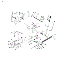 Lift Assembly parts for Craftsman Front-Engine Lawn Tractor 917257740 from AppliancePartsPros.com