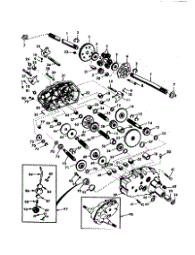 Transaxle parts for Craftsman Front-Engine Lawn Tractor 917257740 from AppliancePartsPros.com