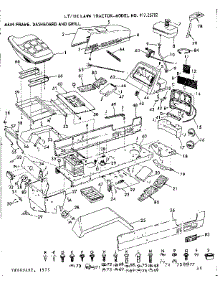 10E Lawn Tractor / Main Frame, Dashboard And Grill parts for Craftsman Front-Engine Lawn Tractor 91725782 from AppliancePartsPros.com