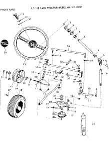 10E Lawn Tractor / Front Axle parts for Craftsman Front-Engine Lawn Tractor 91725782 from AppliancePartsPros.com