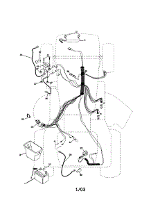 Electrical parts for Companion Front-Engine Lawn Tractor 917257830 from AppliancePartsPros.com