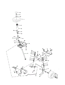 Steering Assembly parts for Companion Front-Engine Lawn Tractor 917257830 from AppliancePartsPros.com