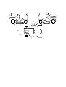 Decals parts for Companion Front-Engine Lawn Tractor 917257830 from AppliancePartsPros.com