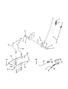 Mower Lift parts for Companion Front-Engine Lawn Tractor 917257830 from AppliancePartsPros.com