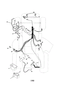Electrical parts for Companion Front-Engine Lawn Tractor 917257840 from AppliancePartsPros.com