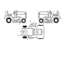 Decals parts for Companion Front-Engine Lawn Tractor 917257840 from AppliancePartsPros.com