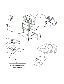 Engine parts for Companion Front-Engine Lawn Tractor 917257840 from AppliancePartsPros.com