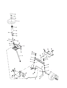 Steering Assembly parts for Companion Front-Engine Lawn Tractor 917257850 from AppliancePartsPros.com