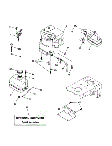 Engine parts for Companion Front-Engine Lawn Tractor 917257850 from AppliancePartsPros.com