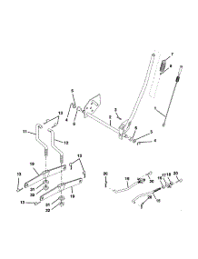 Mower Lift parts for Companion Front-Engine Lawn Tractor 917257850 from AppliancePartsPros.com