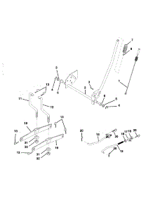 Lift Assembly parts for Companion Front-Engine Lawn Tractor 917257860 from AppliancePartsPros.com
