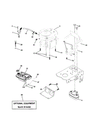 Engine parts for Companion Front-Engine Lawn Tractor 917257870 from AppliancePartsPros.com