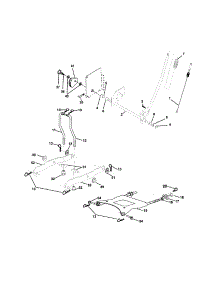 Lift Assembly parts for Companion Front-Engine Lawn Tractor 917257870 from AppliancePartsPros.com